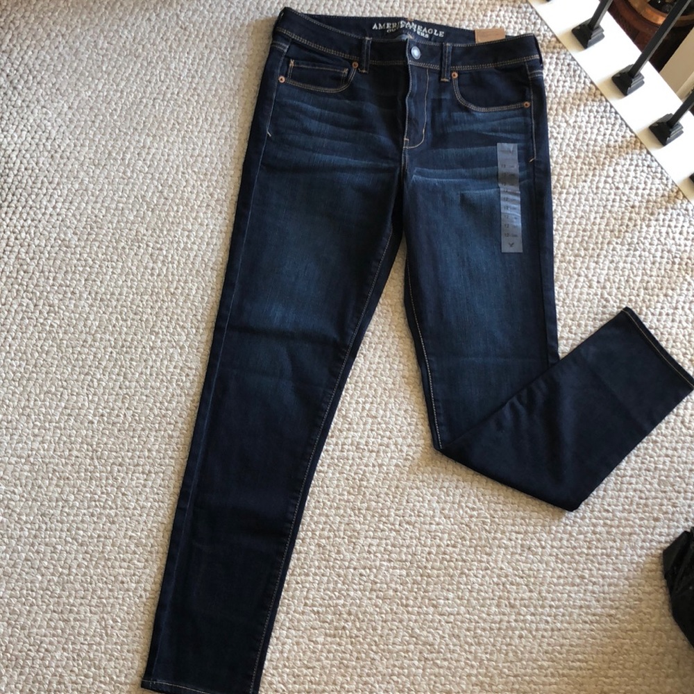 NEW AMERICAN EAGLE SUPER SKINNY TALL JEANS